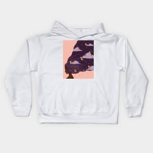 Flowing Skies Kids Hoodie